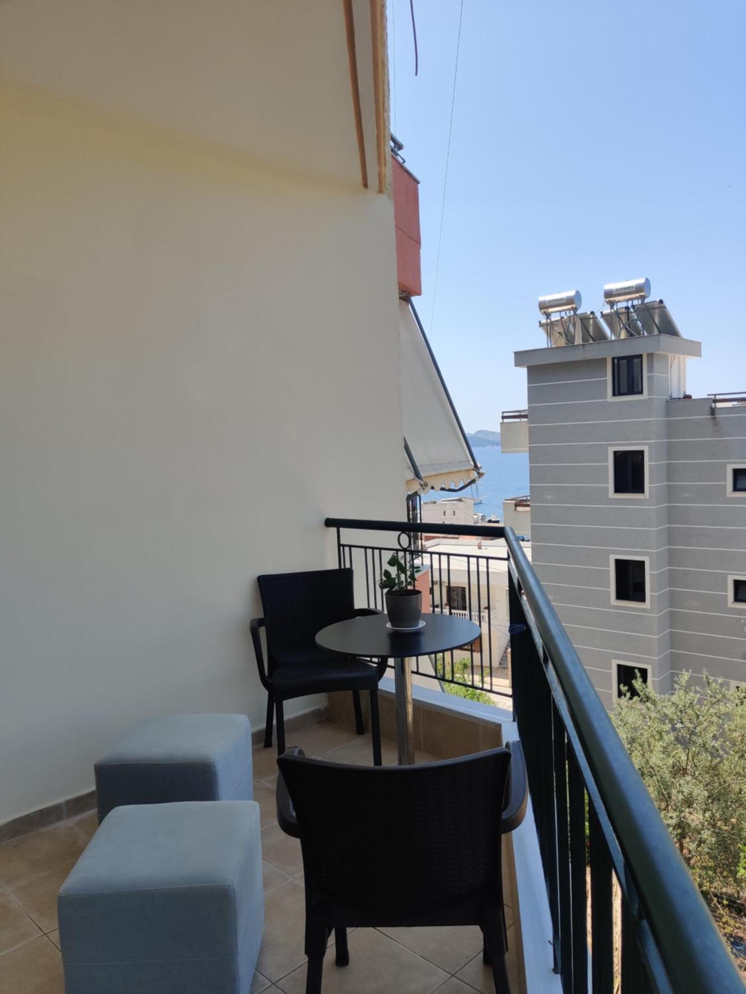 Harmony Apartment Sarande Bagian luar foto