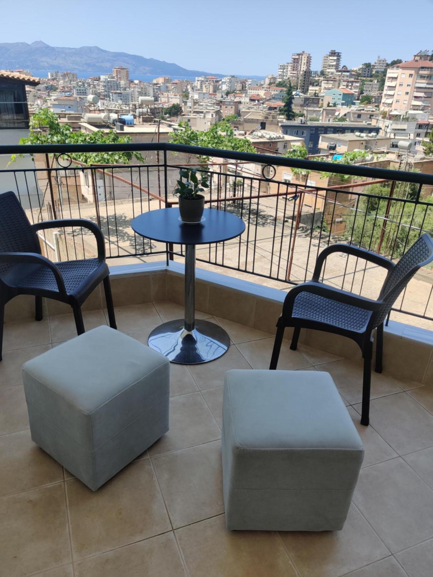 Harmony Apartment Sarande Bagian luar foto