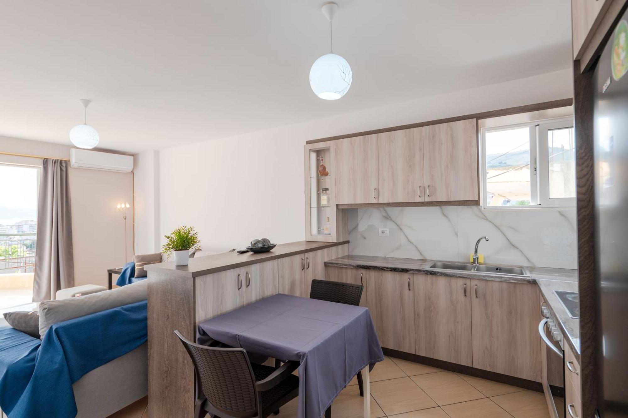 Harmony Apartment Sarande Bagian luar foto