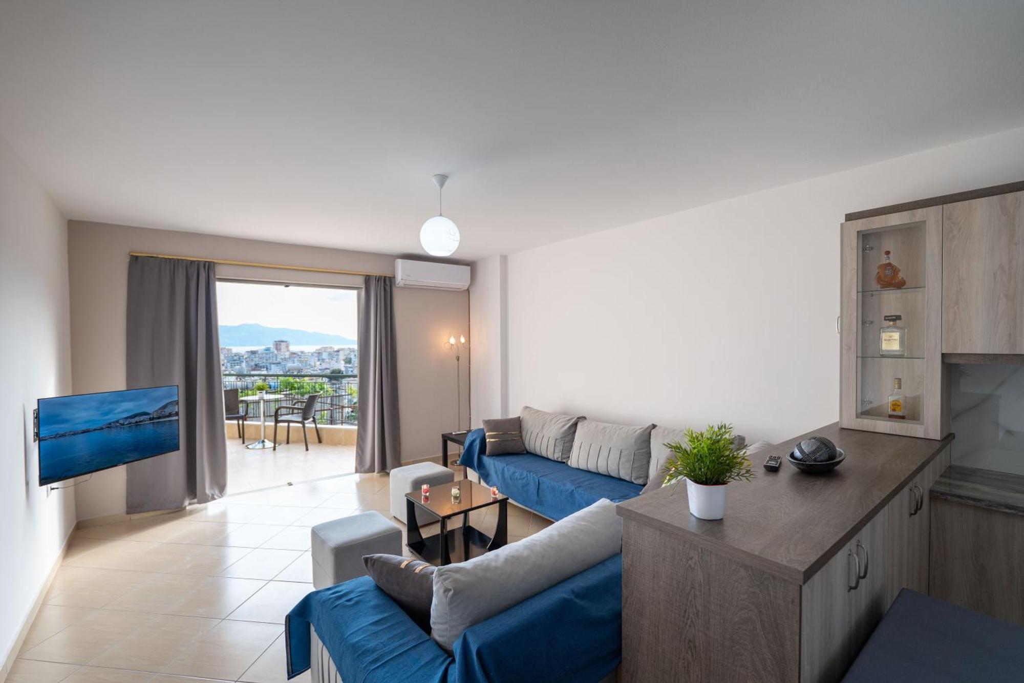 Harmony Apartment Sarande Bagian luar foto
